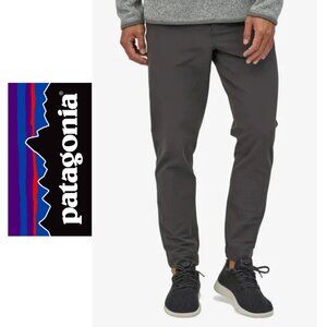 Patagonia Men’s Small Skyline Traveler Jogger Pants Ink Black Forge Grey